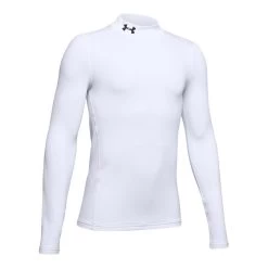 Under Armour Youth Coldgear Base Layer Mock - White