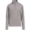 Adidas Boys Quarter Zip Heather Golf Jacket - Grey