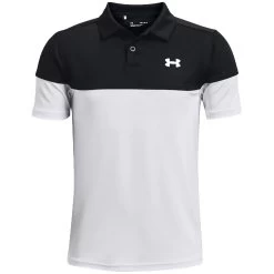 Under Armour Boys Performance Blocked Golf Polo