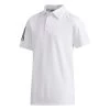 Adidas Boys 3 Stripe Golf Polo Shirt 1 Adidas Boys 3 Stripe Golf Polo Shirt -Fairway Fusion 144082 04695
