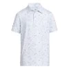 Adidas Boys Flag Print Golf Polo Shirt -Fairway Fusion 144129 76138