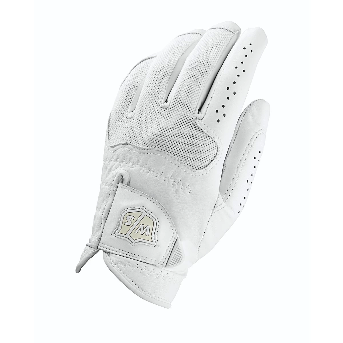 Wilson Staff Ladies Conform Golf Glove - White 3 Wilson Staff Ladies Conform Golf Glove - White