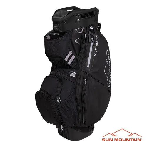 Sun Mountain 2023 C-130 Cart Bag - Black 3 Sun Mountain 2023 C-130 Cart Bag - Black