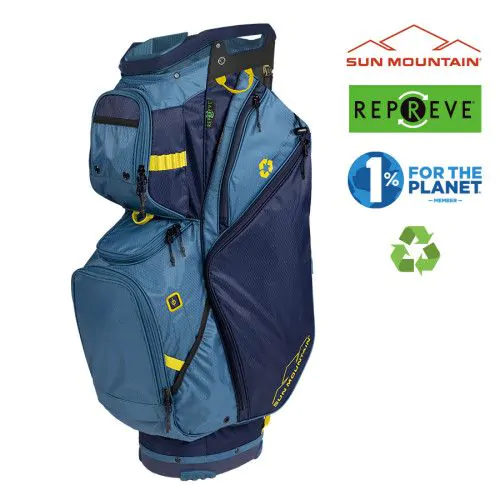 Sun Mountain 2023 Eco-Lite Cart Bag - Navy/Spruce/Spring 3 Sun Mountain 2023 Eco-Lite Cart Bag - Navy/Spruce/Spring