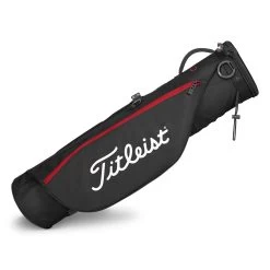 Titleist Carry Golf Pencil Bag - Black/Black/Red
