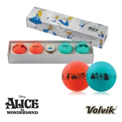 Volvik Vivid Solice Disney Alice In Wonderland Golf Balls Pack