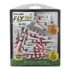Champ MyHite Fly Tee's Combination Pack - Red/White - 69mm + 44mm -Fairway Fusion champ myhite fly tee 69 44 red