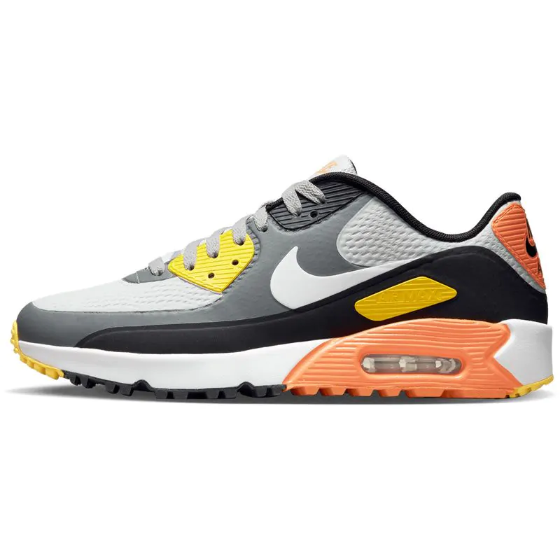 Nike Air Max 90 G Golf Shoes - Smoke Grey/White-Black-Grey Fog 3 Nike Air Max 90 G Golf Shoes - Smoke Grey/White-Black-Grey Fog