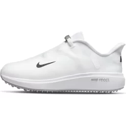 Nike Ladies React Ace Tour Golf Shoes - White/Black-Light Smoke Grey