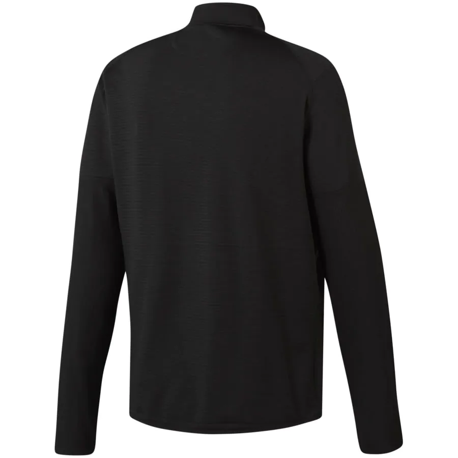 Adidas Golf Adidas ClimaWarm Gridded 1/4 Zip Top - Black 4 Adidas Golf Adidas ClimaWarm Gridded 1/4 Zip Top - Black - Image 2
