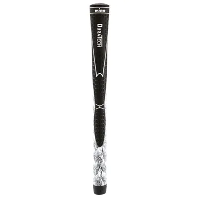 Winn DuraTech Golf Grips - Black/White 3 Winn DuraTech Golf Grips - Black/White