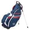 Wilson Staff Exo II Stand Bag - Navy/White/Red -Fairway Fusion exoiibluered 1