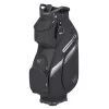 Wilson Staff Exo II Cart Bag - Black/Silver -Fairway Fusion exoiicartblack 1
