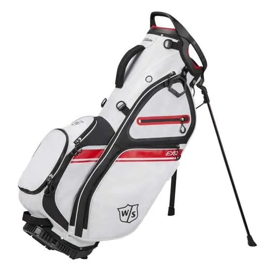 Wilson Staff Exo II Stand Bag - White/Black/Red 3 Wilson Staff Exo II Stand Bag - White/Black/Red