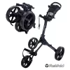 Fastfold Square Golf Trolley - Charcoal/Black -Fairway Fusion fastfold square golf trolley charcoal black
