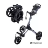 Fastfold Square Golf Trolley - Grey/Black -Fairway Fusion fastfold square golf trolley grey black