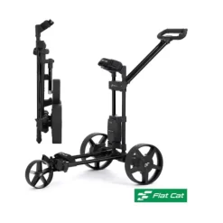 Flat Cat Hybrid Touch Black Electric Golf Trolley -Fairway Fusion fc tr6