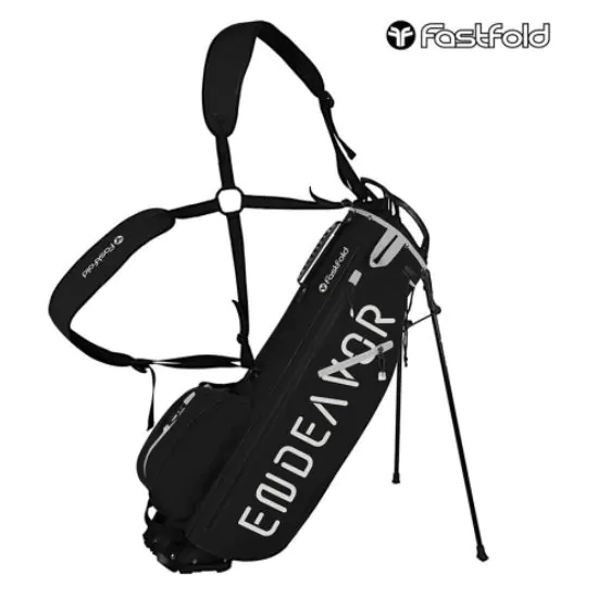 FastFold Endeavour 2 Golf Stand Bag - Black/Grey 3 FastFold Endeavour 2 Golf Stand Bag - Black/Grey
