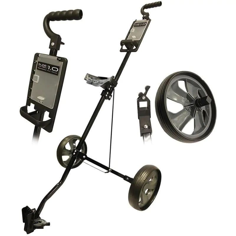 Glide-Tek 1.0 Golf Trolley - Black/Gunmetal 3 Glide-Tek 1.0 Golf Trolley - Black/Gunmetal