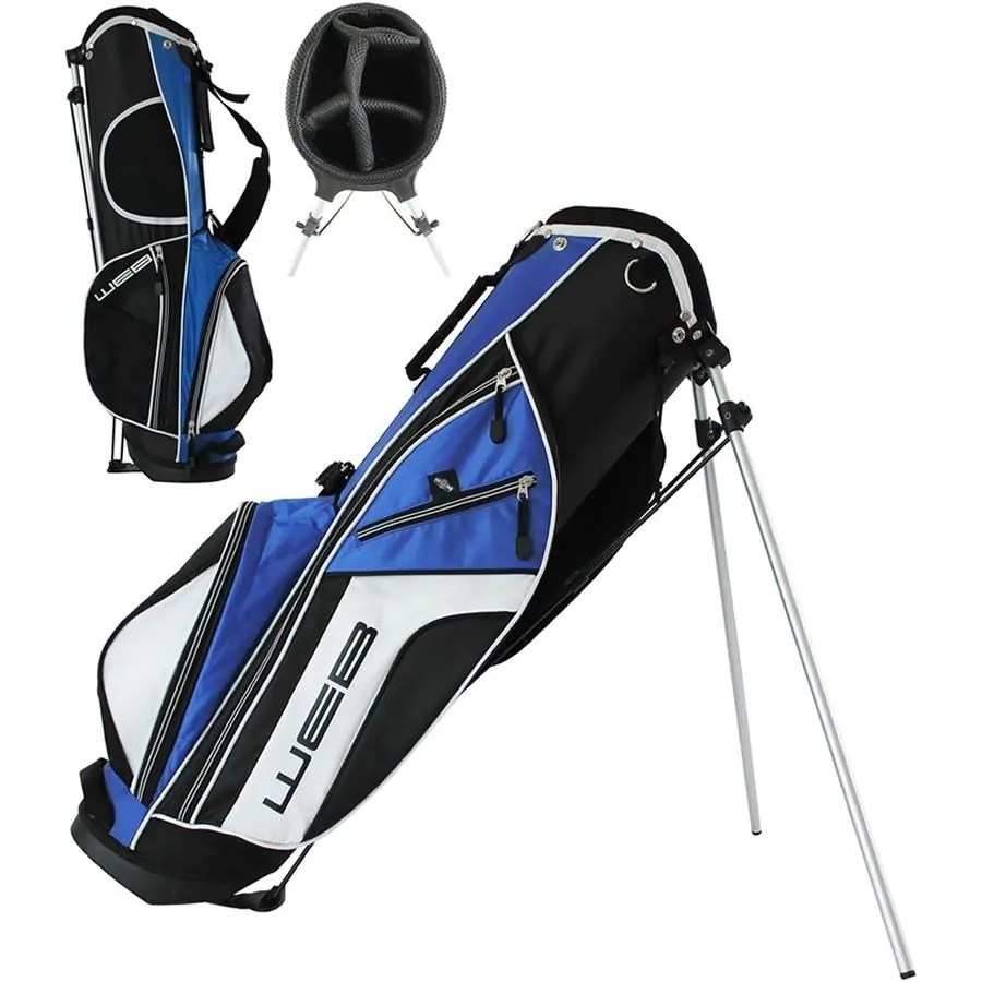 Go Junior Stand Bag 66cm - Black/Royal 3 Go Junior Stand Bag 66cm - Black/Royal