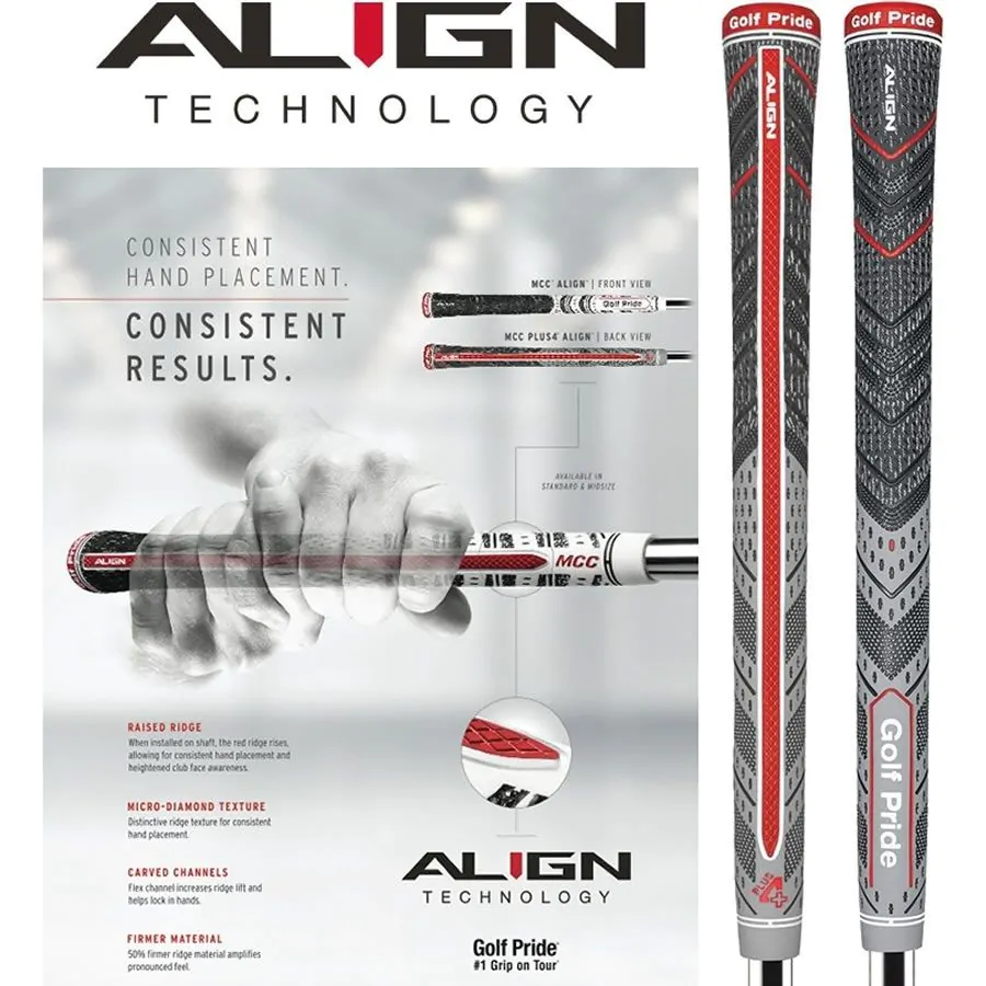 Golf Pride MCC Plus4 Align Midsize Grip 4 Golf Pride MCC Plus4 Align Midsize Grip - Image 2