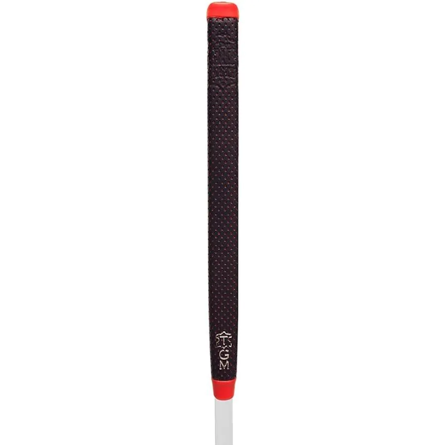 The Grip Master Masters Leather Tour Putter Grips - Black/Red 3 The Grip Master Masters Leather Tour Putter Grips - Black/Red