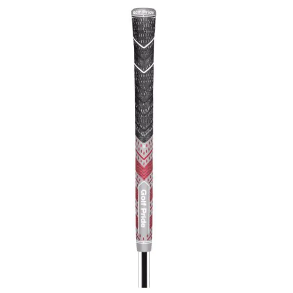Golf Pride MultiCompound Plus4 Midsize Grip - Grey/Red 3 Golf Pride MultiCompound Plus4 Midsize Grip - Grey/Red