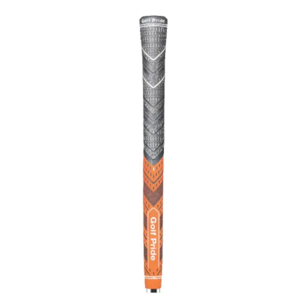 Golf Pride MultiCompound Plus4 Standard Grip - Orange/White 3 Golf Pride MultiCompound Plus4 Standard Grip - Orange/White