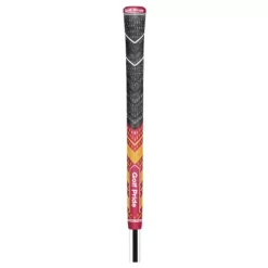 Golf Pride MultiCompound Plus4 Midsize Grip - Dark Red/Yellow