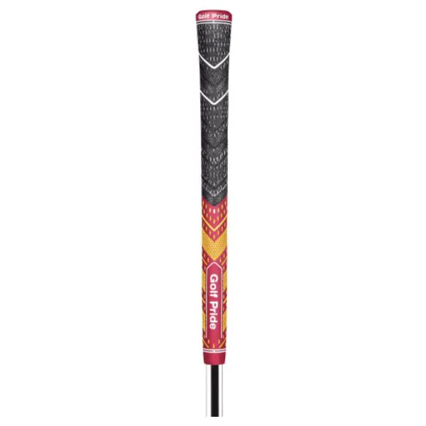 Golf Pride MultiCompound Plus4 Midsize Grip - Dark Red/Yellow 3 Golf Pride MultiCompound Plus4 Midsize Grip - Dark Red/Yellow