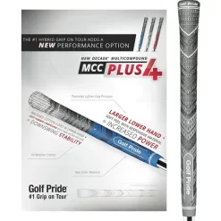 Golf Pride New Decade Multi Compound Plus4 Grip - Undersize - Grey