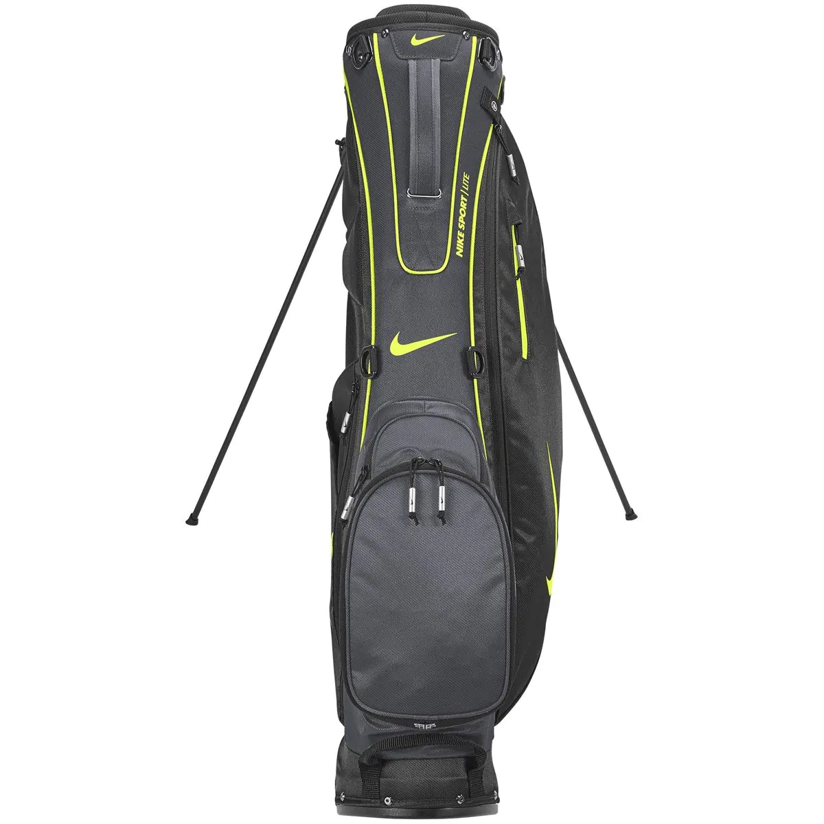 Nike Sport Lite Golf Bag - Black/Anthracite/Volt 4 Nike Sport Lite Golf Bag - Black/Anthracite/Volt - Image 2