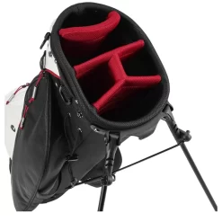 Nike Sport Lite Golf Bag - Platinum Tint/Black/Gym Red -Fairway Fusion nk sport bag platinum2