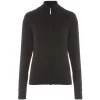 ProQuip CHLOE Ladies Lined Merino Cardigan - Black 1 ProQuip CHLOE Ladies Lined Merino Cardigan - Black -Fairway Fusion proquip chloe ladies lined merino jacket black 900