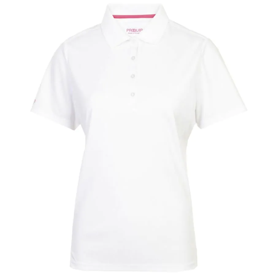 ProQuip Ladies Carly Polo Shirt - White 3 ProQuip Ladies Carly Polo Shirt - White