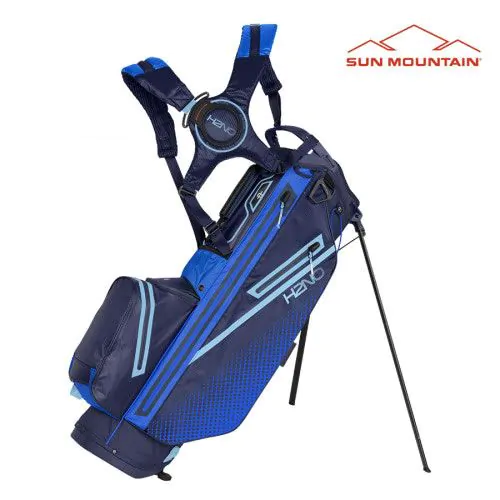 Sun Mountain 2023 H2NO 14 Way Stand Bag - Navy/Blue/Ocean 3 Sun Mountain 2023 H2NO 14 Way Stand Bag - Navy/Blue/Ocean