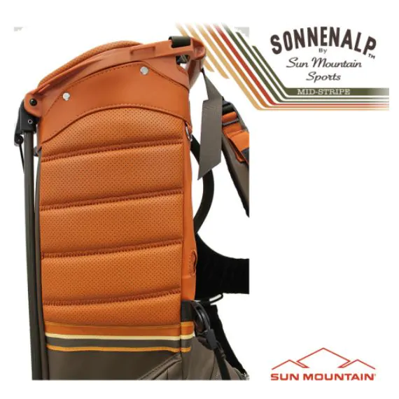Sun Mountain 2023 Mid Stripe Stand Bag - Cabin/Umber/Wheat 7 Sun Mountain 2023 Mid Stripe Stand Bag - Cabin/Umber/Wheat - Image 5