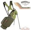 Sun Mountain 2023 Mid Stripe Stand Bag - Loden/Moss/Inferno -Fairway Fusion sm 23 midstr lmi