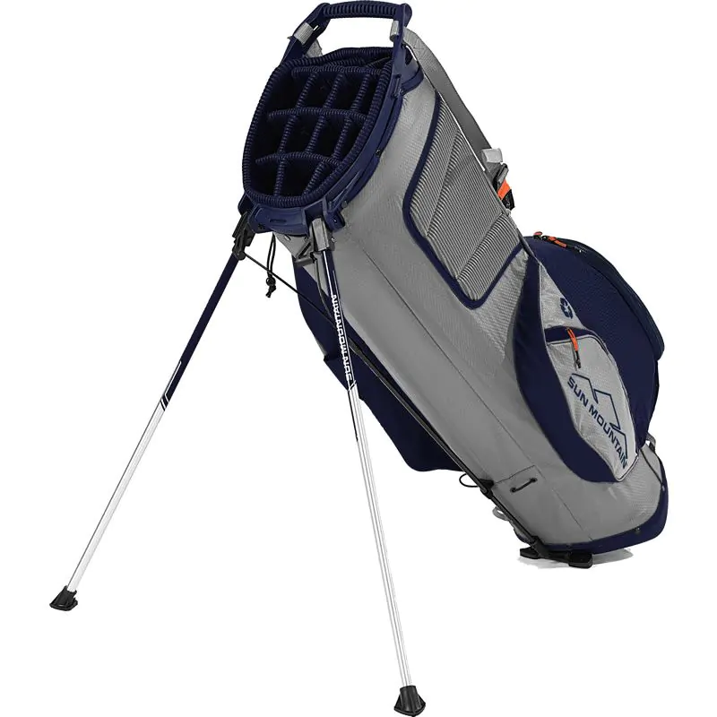 Sun Mountain 2022 Eco-Lite EWP 14 Way Stand Bag - Cadet/Navy/Inferno 4 Sun Mountain 2022 Eco-Lite EWP 14 Way Stand Bag - Cadet/Navy/Inferno - Image 2