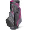 Sun Mountain 2022 H2NO Lite Waterproof Cart Bag - Gunmetal/Pink/Cadet 2 Sun Mountain 2022 H2NO Lite Waterproof Cart Bag - Gunmetal/Pink/Cadet -Fairway Fusion sm h2nolc bpc 800