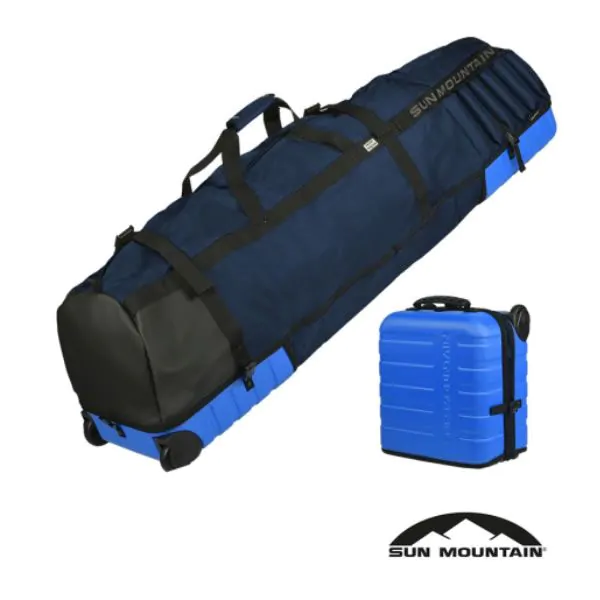 Sun Mountain Kube Wheeled Golf Travel Cover - Cobalt/Navy 3 Sun Mountain Kube Wheeled Golf Travel Cover - Cobalt/Navy