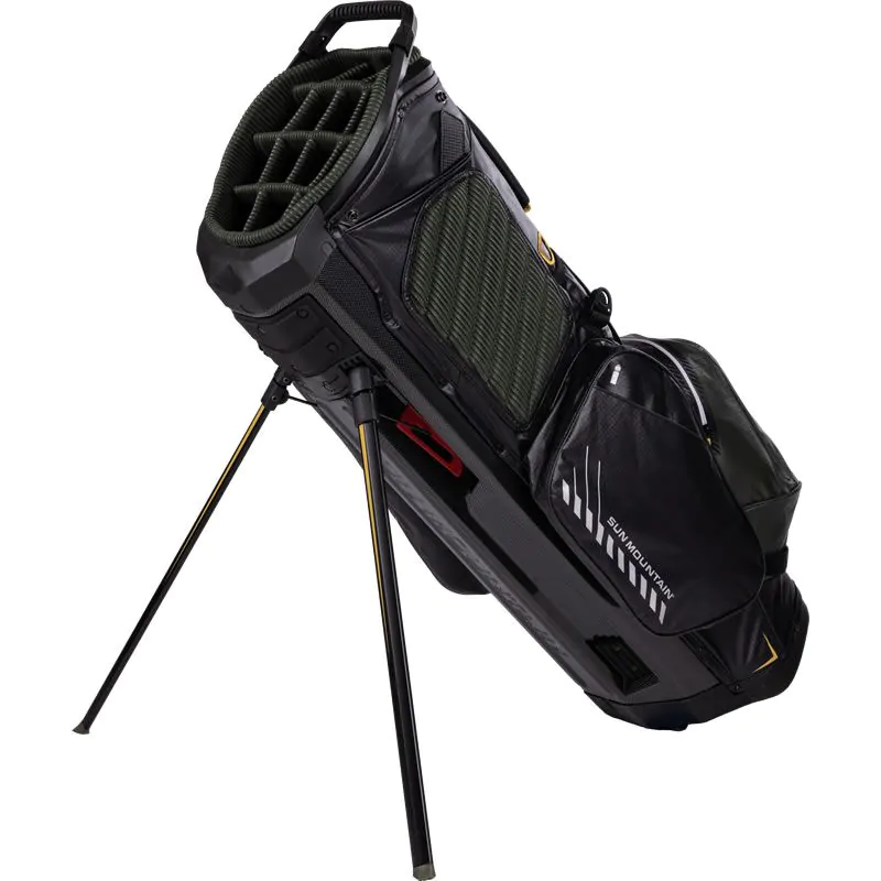 Sun Mountain 2022 H2NO SportFast Stand Bag - Black/Moss/Astec 4 Sun Mountain 2022 H2NO SportFast Stand Bag - Black/Moss/Astec - Image 2