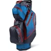 Sun Mountain 2022 H2NO Staff Waterproof Cart Bag - Cobalt/Navy/Red -Fairway Fusion sm staff cnr 800