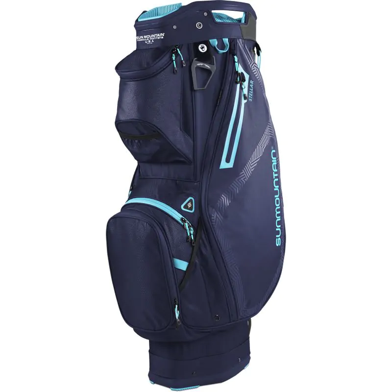 Sun Mountain 2022 Stellar Cart Bag - Navy/Thaiti/Blue 3 Sun Mountain 2022 Stellar Cart Bag - Navy/Thaiti/Blue