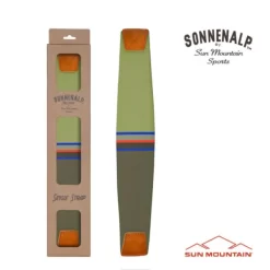 Sun Mountain 2023 Mid Stripe Strap - Loden/Moss/Inferno
