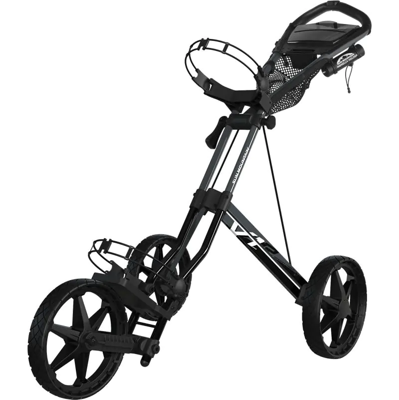Sun Mountain 2022 SpeedCart V1R Push Cart - Black/Gunmetal 3 Sun Mountain 2022 SpeedCart V1R Push Cart - Black/Gunmetal
