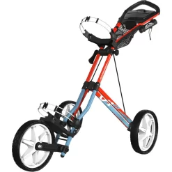 Sun Mountain 2022 SpeedCart V1R Push Cart - Race Blue/Blaze