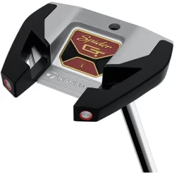 Taylormade Spider GT Silver Centre Shafted Putter -Fairway Fusion spider gt centre shaft silver black putter sole view