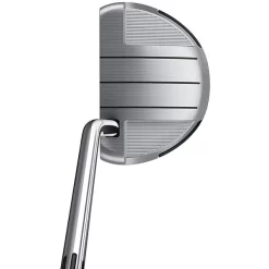 Taylormade Spider GT Rollback Silver Single Bend Putter -Fairway Fusion spider gt rollback single bend putter address view