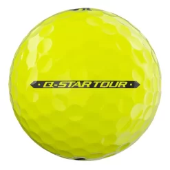 Srixon Q Star Tour 4 Golf Balls - Yellow/Dozen 11 Srixon Q Star Tour 4 Golf Balls - Yellow/Dozen -Fairway Fusion srixon q star tour 4 yellow golf ball side